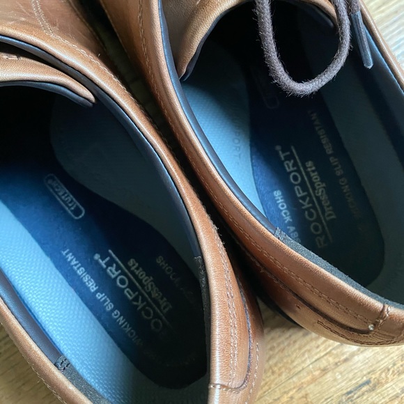 Brown Rockport Dressports Oxford Shoes Size 13 - Picture 2 of 8